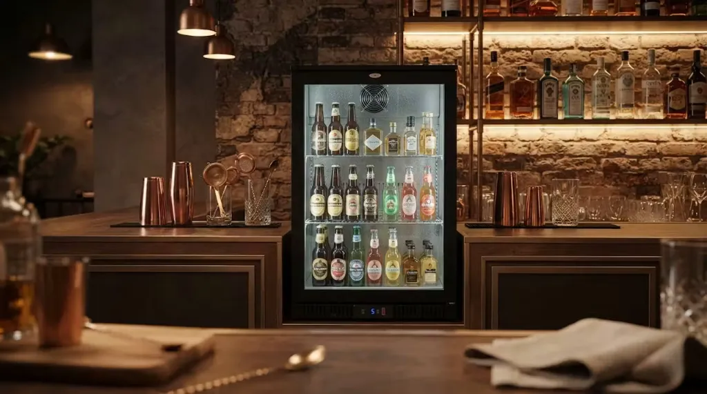 BACK BAR COOLER, Salvadore, Single Hinged Door